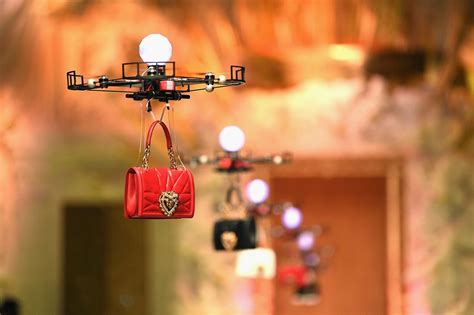 dolce gabbana drones fashion show|Dolce & Gabbana drones fly the catwalk at Milan Fashion Week.